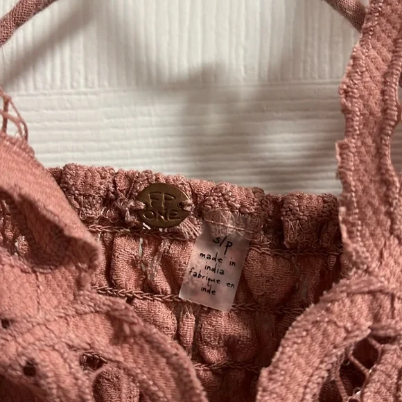 Free People Pink Lacey Dress - Picture 2 of 3